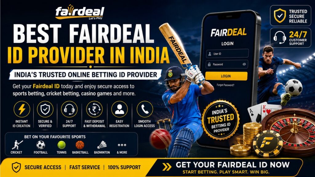 Best Fairdeal ID Provider in India offering secure Fairdeal betting ID registration and instant login access.